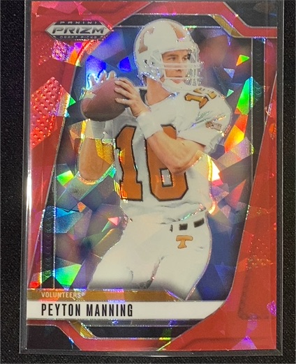 2025 Panini Prizm Draft Picks #195 Peyton Manning Red Ice — front