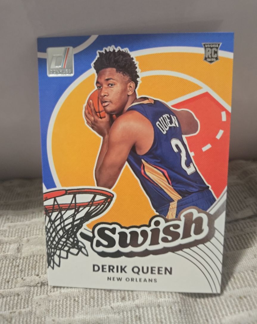 2025-26 Donruss #14 Derik Queen Swish — front