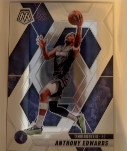 2024-25 Panini Mosaic #36 Anthony Edwards — front