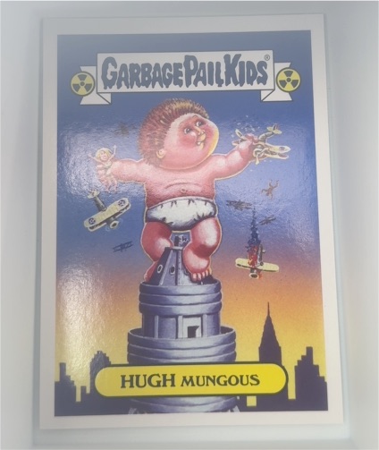 2017 Topps Garbage Pail Kids Adam-Geddon #8a Hugh Mungous — front