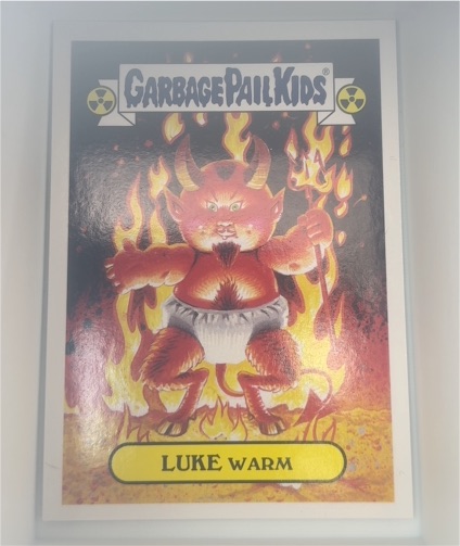 1985 Topps Garbage Pail Kids #64b Luke Warm — front