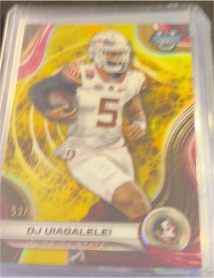 2024 Bowman's Best University #55 DJ Uiagalelei — front