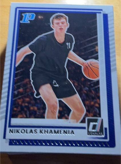 2025-26 Donruss #109 Nikolas Khamenia — front