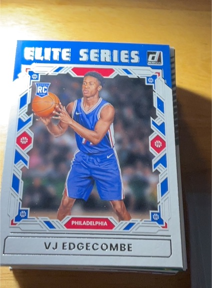 2025-26 Donruss #3 VJ Edgecombe Elite Series — front