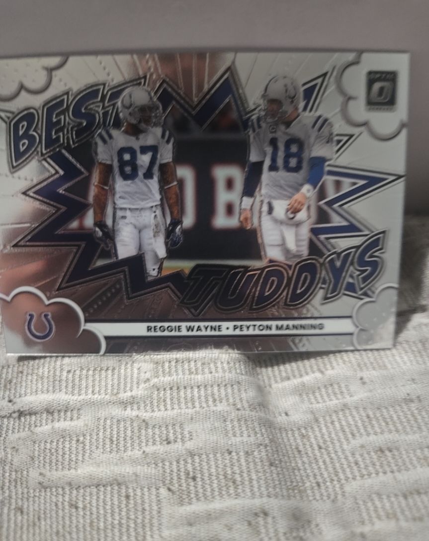 2025 Panini Donruss Optic #19 Reggie Wayne Peyton Manning — front