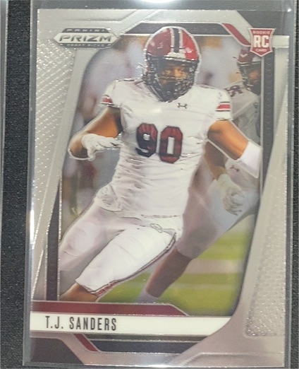 2025 Panini Prizm Draft Picks #112 T.J. Sanders — front