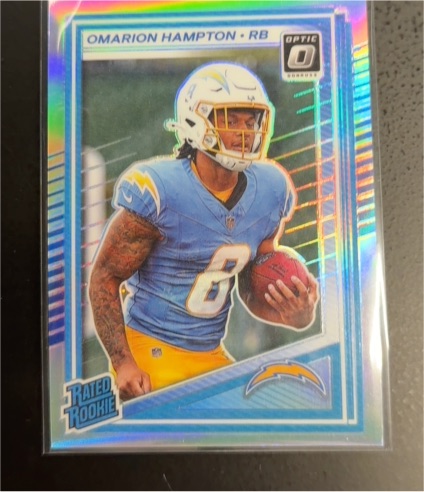2025 Panini Donruss Optic #212 Omarion Hampton — front