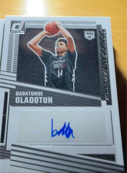 2025-26 Donruss #SS-BBO Babatunde Oladotun Significant Signatures — front