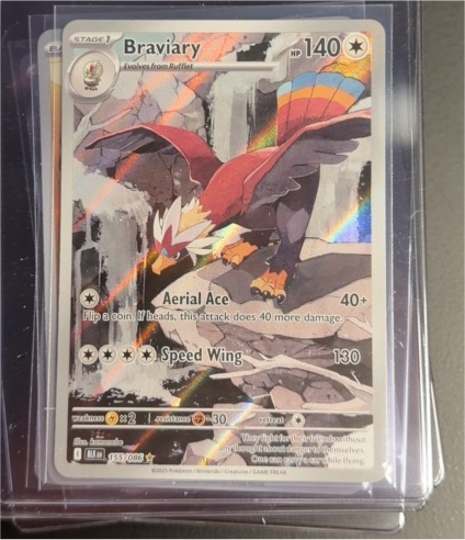 2023 Pokémon #155 Braviary — front