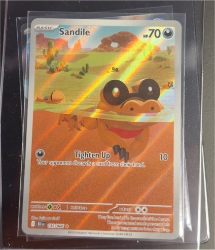 2025 Pokémon #135 Sandile — front