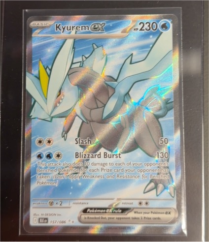 2015 Pokémon XY Black Star Promo #157 Kyurem EX — front