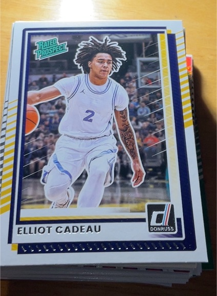 2025-26 Panini Donruss #48 Elliot Cadeau — front