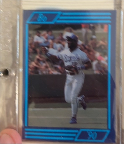 1990 Bo Jackson Royals Dark Blue #12 — front