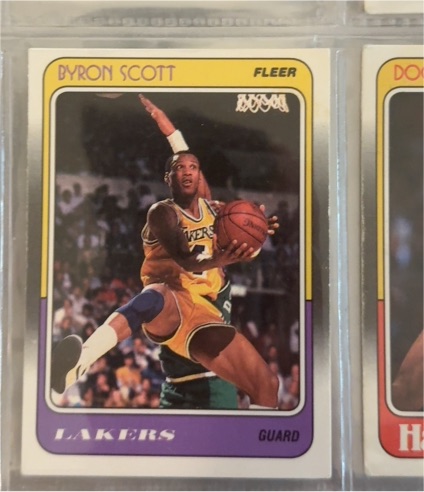 1988 Fleer #68 Byron Scott — front