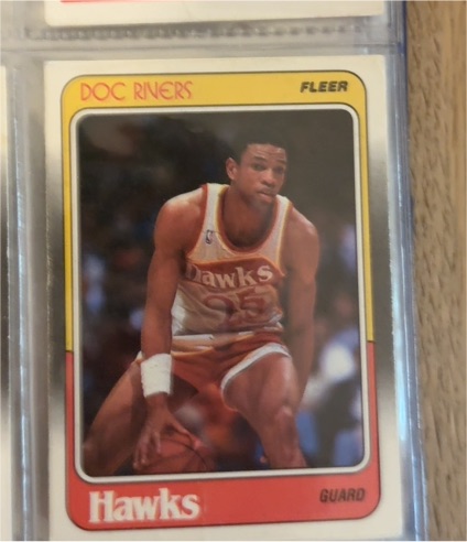 1988 Fleer #3 Doc Rivers — front