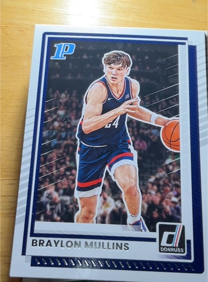 2025-26 Panini Donruss #95 Braylon Mullins — front