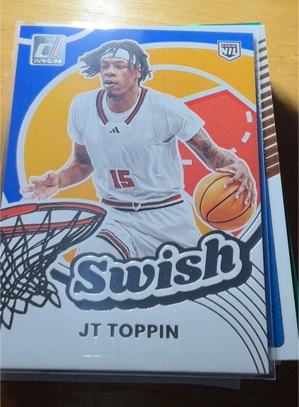 2025-26 Panini Donruss #18 JT Toppin Swish — front