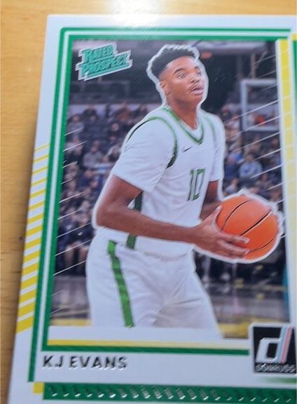 2025-26 Donruss #49 KJ Evans — front