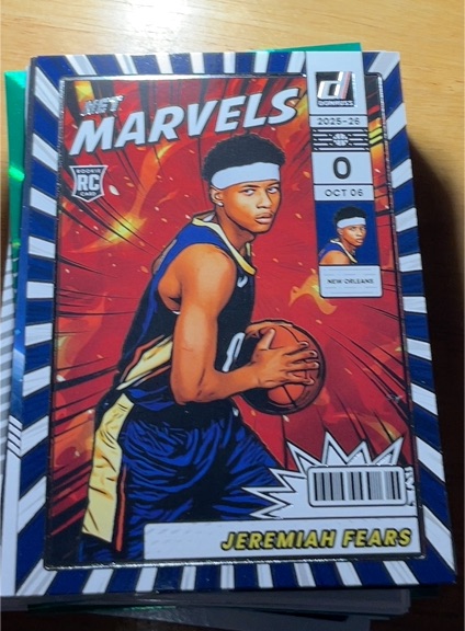 2025-2026 Donruss Basketball #18 Jeremiah Fears Net Marvels RC — front