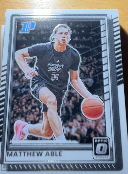 2025-26 Panini Donruss Optic #81 Matthew Able — front