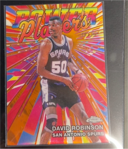 2026 Topps Chrome Update #PP-24 David Robinson Power Players — front