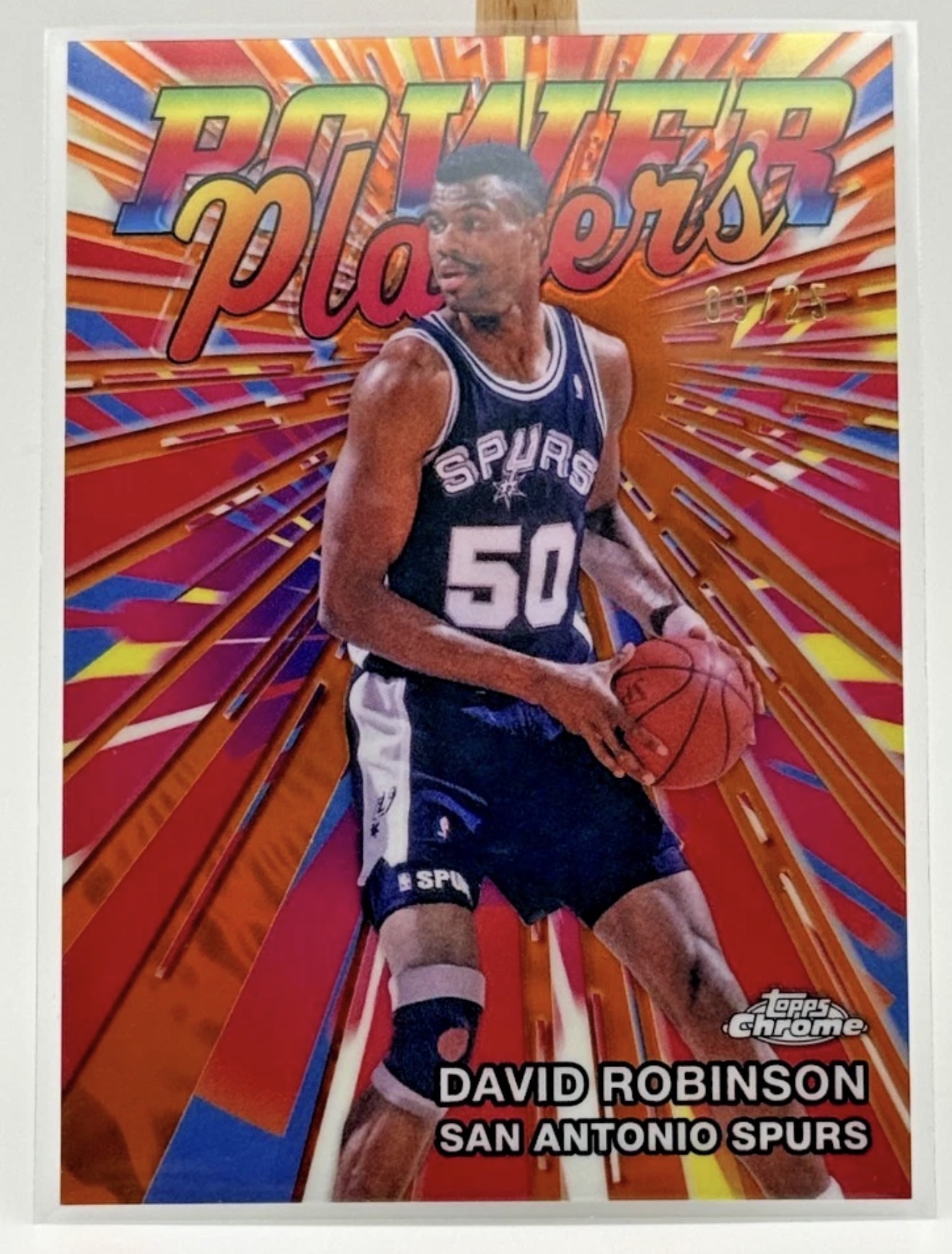 2025-26 Topps Chrome Update #PP-24 David Robinson Power Players — front