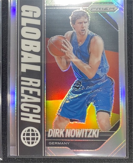 2026 Panini Prizm #21 Dirk Nowitzki Global Reach — front