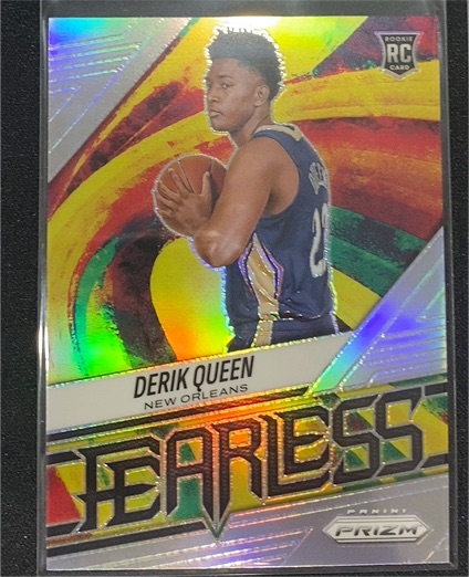 2025-26 Panini Prizm #5 Derik Queen Fearless — front