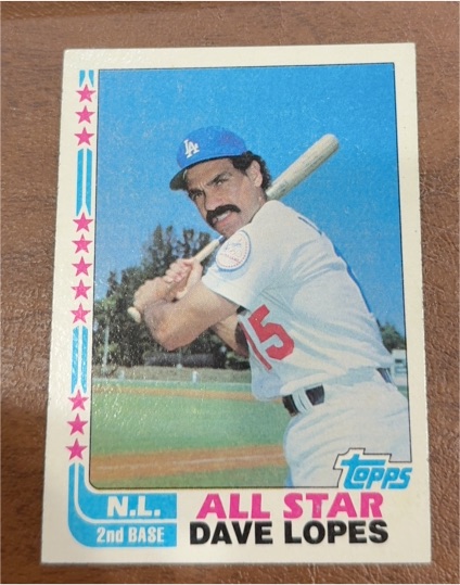 1982 Topps #338 Dave Lopes — front