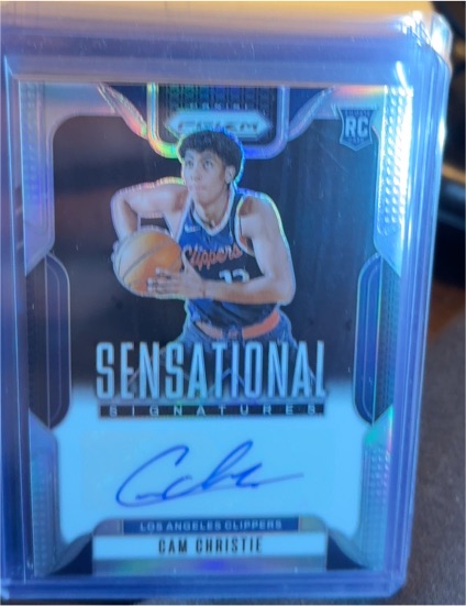 2024-25 Panini Prizm #SS-CCC Cam Christie Sensational Signatures Rookie Auto — front