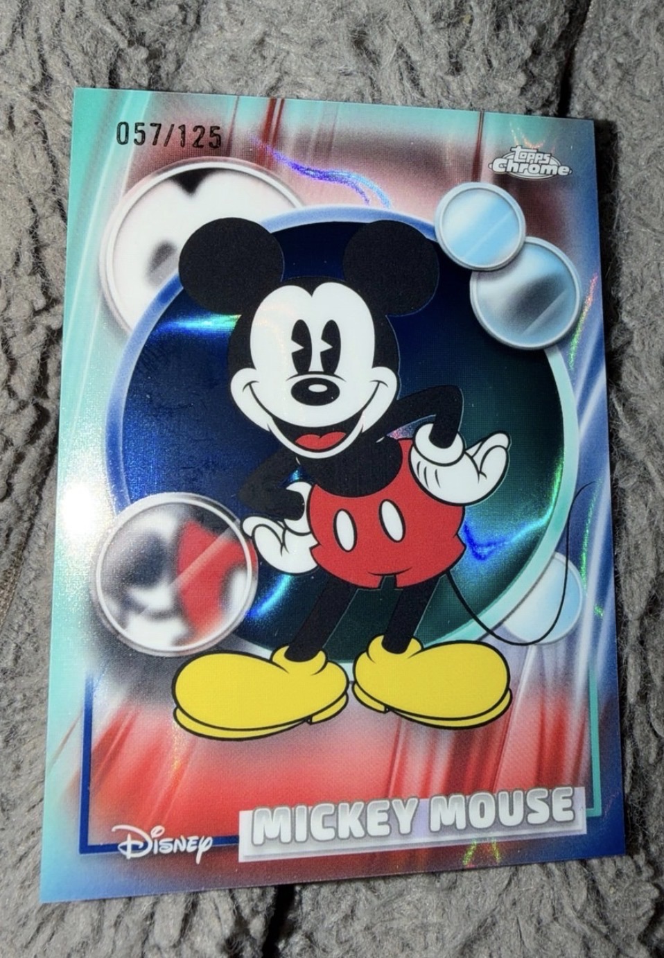 2026 Topps Chrome Disney #50 Mickey Mouse — front