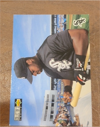 1996 Upper Deck Collector's Choice #412 Frank Thomas — front
