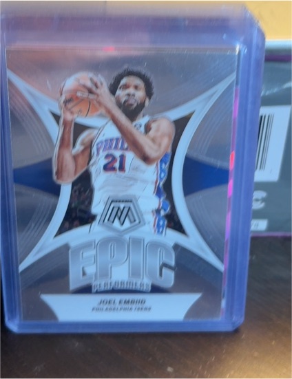 2023-24 Panini Mosaic #18 Joel Embiid — front
