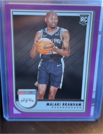 2022-23 Panini NBA Hoops #250 Malaki Branham — front