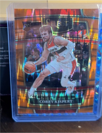 2021-22 Panini Select Concourse Orange Flash Prizm #81 Corey Kispert — front