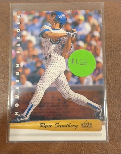 1992 Upper Deck Home Run Heroes #HR11 Ryne Sandberg — front