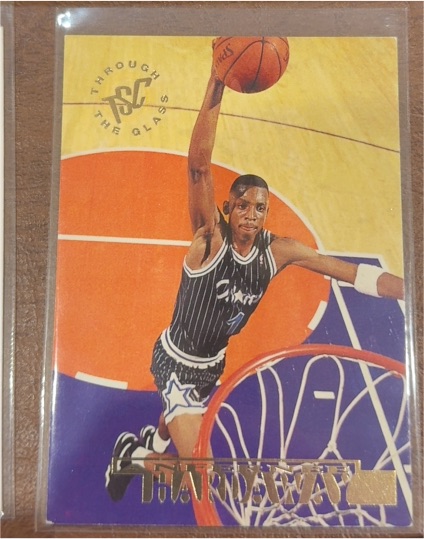 1994-95 Topps Stadium Club Through the Glass #17 Anfernee Hardaway — front