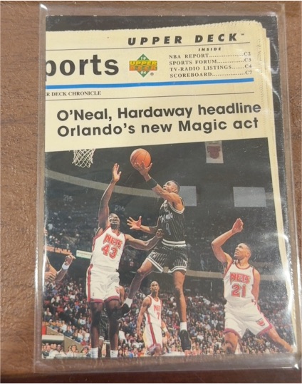 1993-94 Upper Deck #217 O'Neal Hardaway Headline Orlando Magic — front