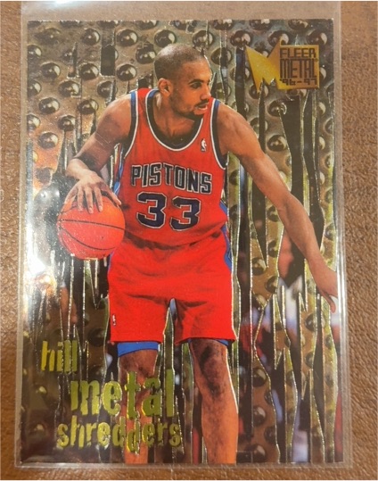 1996-97 Fleer Metal #139 Grant Hill Metal Shredders — front