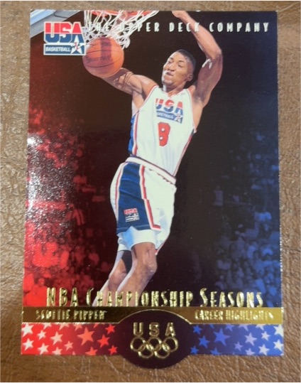 1996 Upper Deck USA Basketball #26 SP2 Scottie Pippen — front