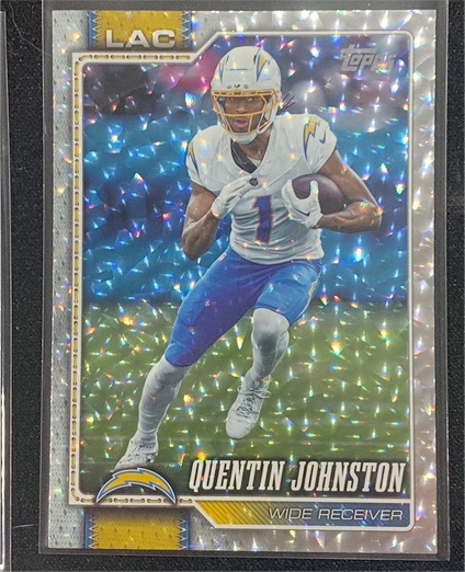 2025 Topps Chrome #159 Quentin Johnston — front