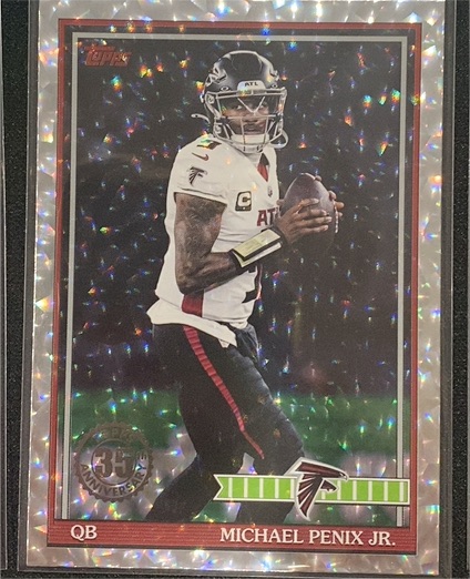 2026 Topps Flagship #91TF-4 Michael Penix Jr. — front