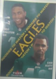 2000 Fleer Tradition #357 Todd Pinkston / Gari Scott — front