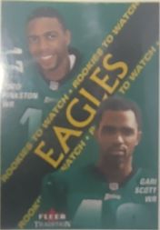 2000 Fleer Tradition #357 Todd Pinkston / Gari Scott — front