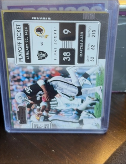 2021 Panini Contenders #PLT-MAL Marcus Allen — front