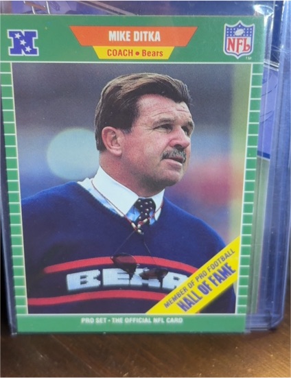 1989 Pro Set #53 Mike Ditka — front