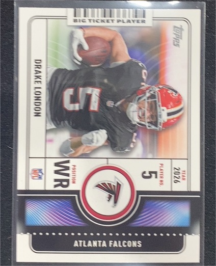 2026 Topps Flagship #BTP-4 Drake London — front
