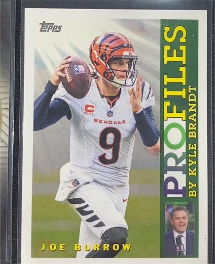 2026 Topps Flagship #TP-4 Joe Burrow Profiles — front