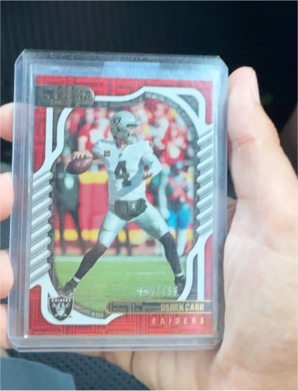 2014 Topps #438 Derek Carr — front