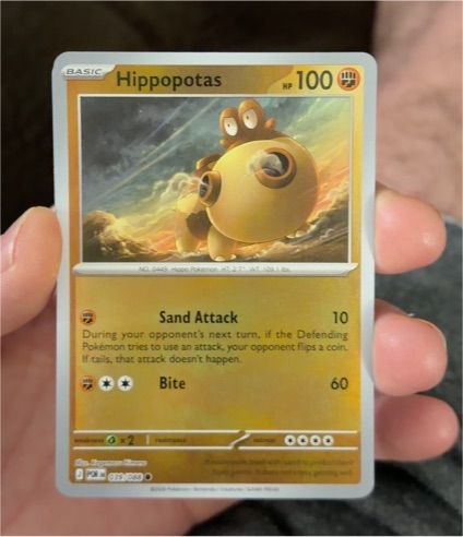 2026 The Pokémon Company Hippopotas #039 — front